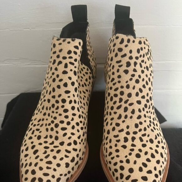 Dolce Vita Leopard Boots Size 8 - Picture 1 of 3